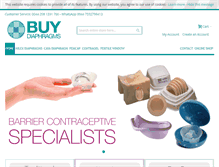 Tablet Screenshot of buydiaphragms.com
